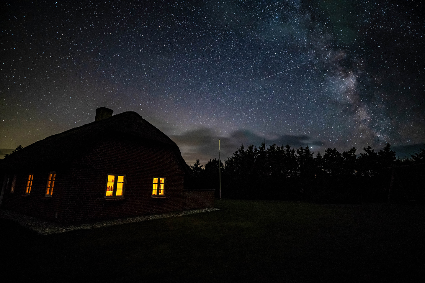 Sternenhimmel in Dänemark